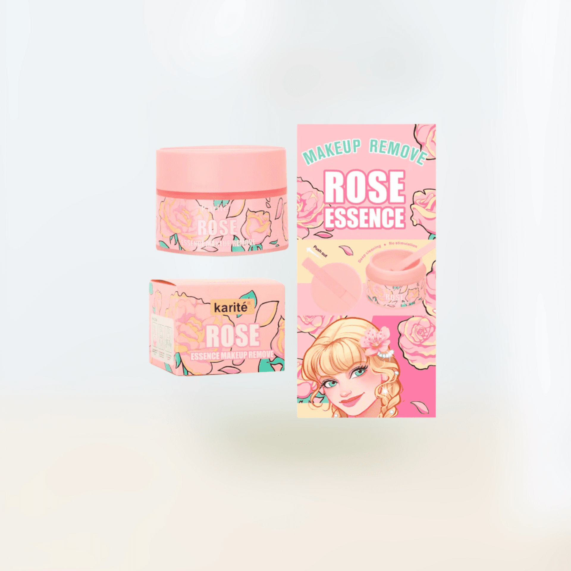 Desmaquillante de rosas- karite - 2