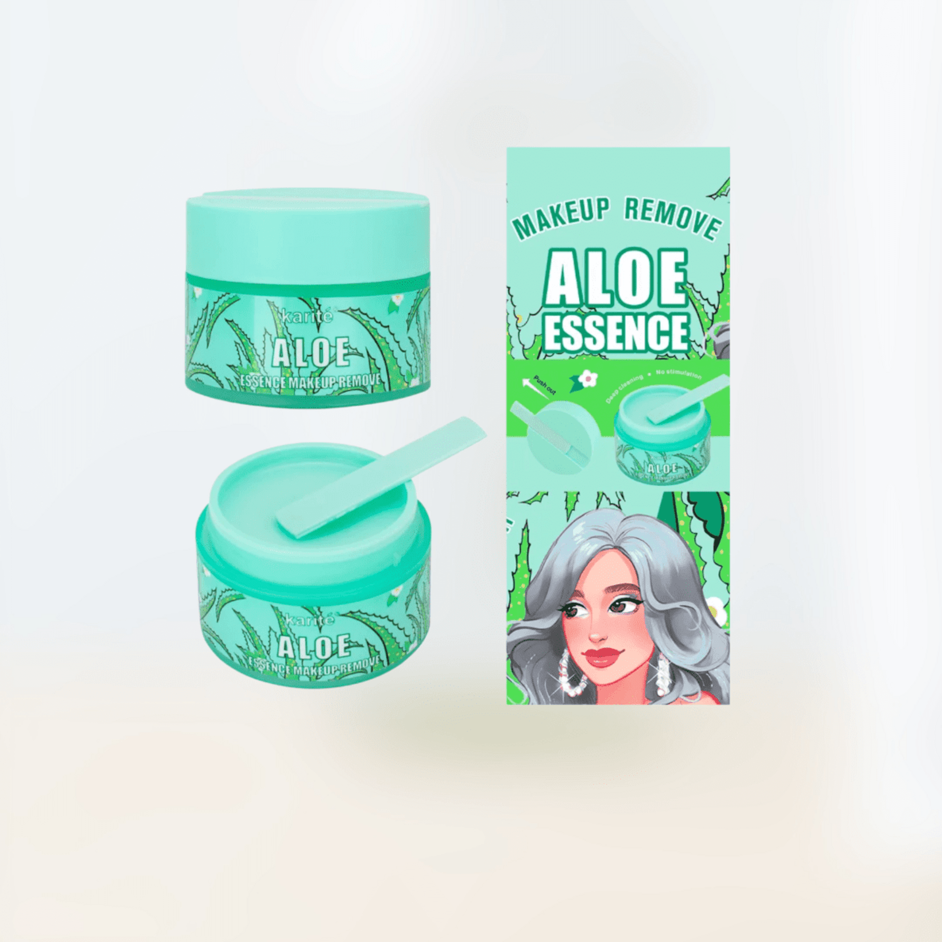 Desmaquillante de aloe vera - karite - 2